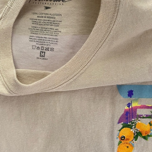 Primitive California Graphic Beige T-Shirt - Picture 3 of 3